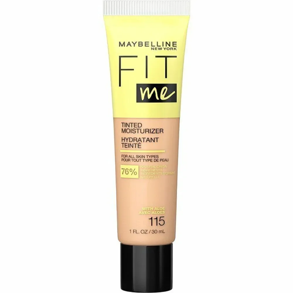 Maybelline Fit Me Tinted Moisturizer Aloe Natural Buildable Coverage Clean EWG